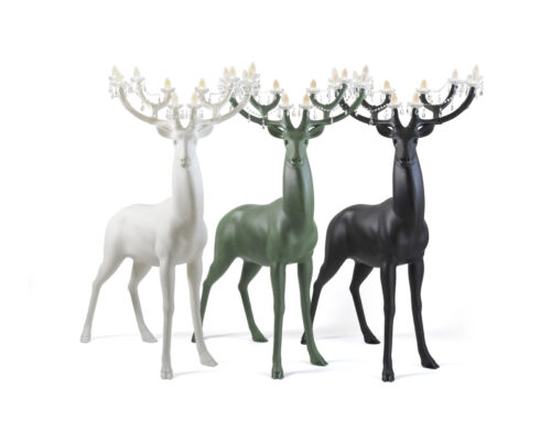 sherwood is an impressive 2-meter-high deer chandeliers