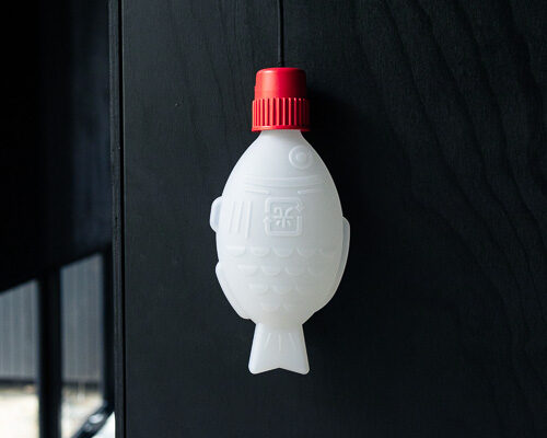 the light soy pendant is made with ocean-bound plastic