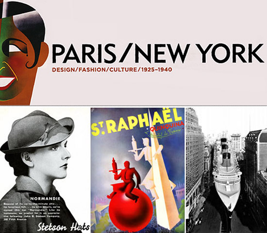 'paris / new york: design fashion culture 1925   1940' exhibition at the MCNY, new york