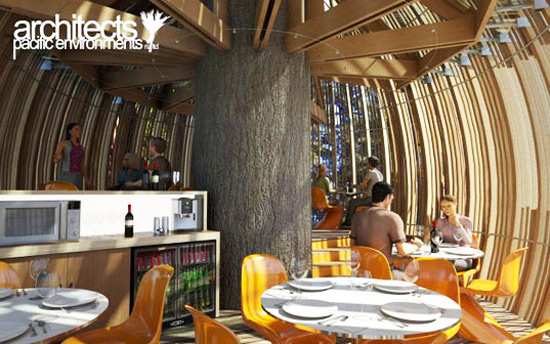 yellow treehouse cafe 