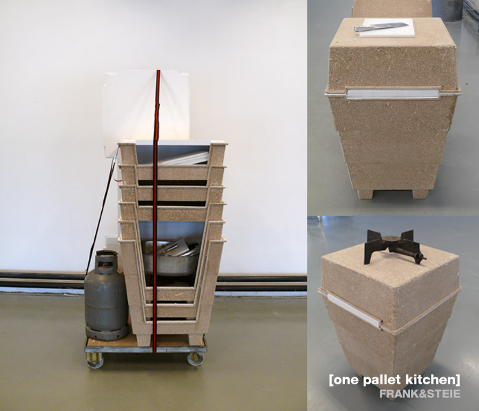 'one pallet kitchen' by steie van vugt + frank winnubst