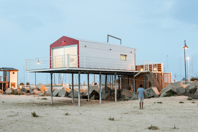 studio zero85 elevates trabocco beach house above the coastline