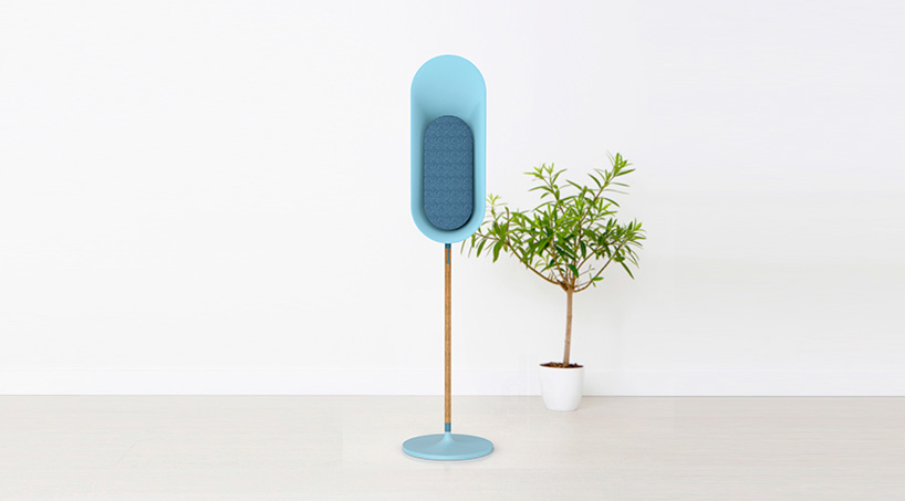 joshua han creates minimal OLi bluetooth speaker system for appart_