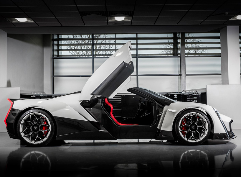 vanda's dendrobium electric hypercar unveiled at the geneva motor show