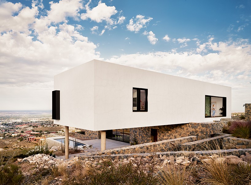 hazelbaker rush realizes mountain sanctuary in texas with stucco and stone