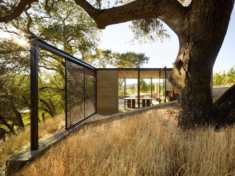 walker warner architects sites quintessa pavilions in the napa valley