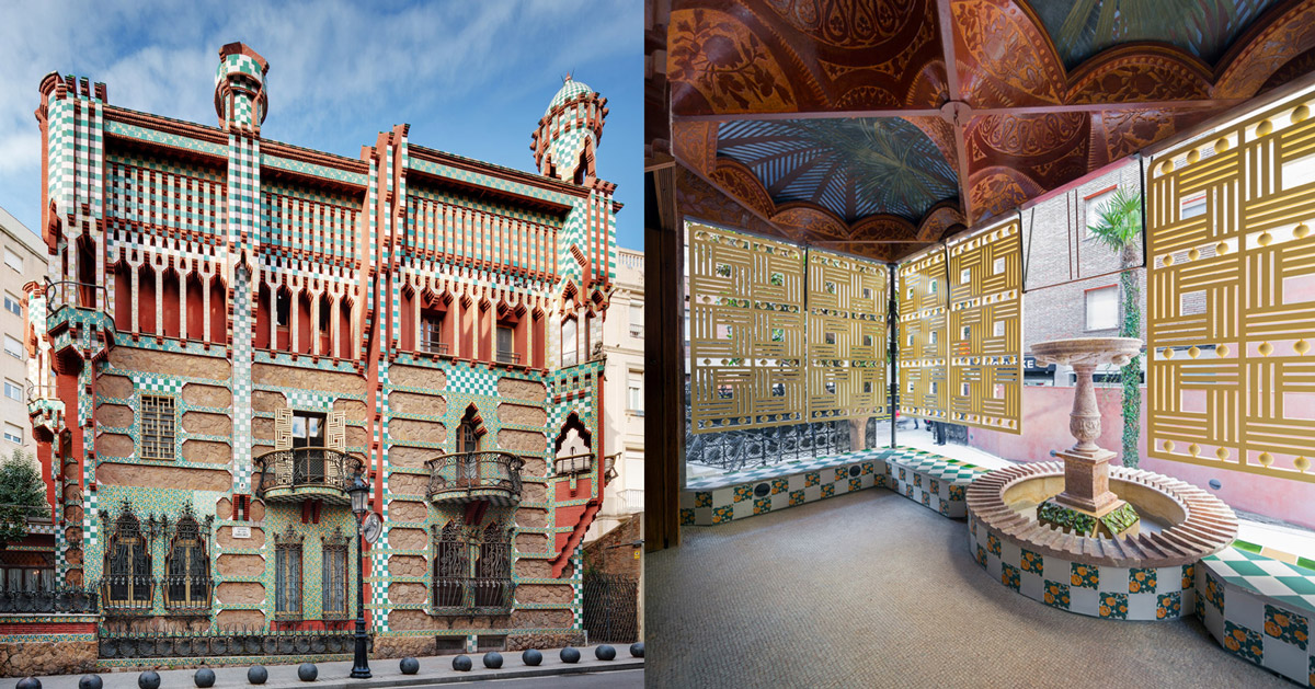 antoni gaudí's first residential project, casa vicens, opens to public