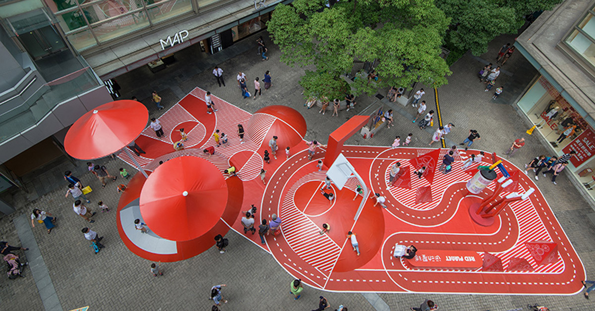 red planet, an unconventional playground by 100architects in shanghai