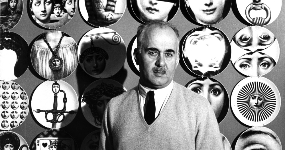 Tema E Variazioni Plate N 195 by Piero Fornasetti in Its 