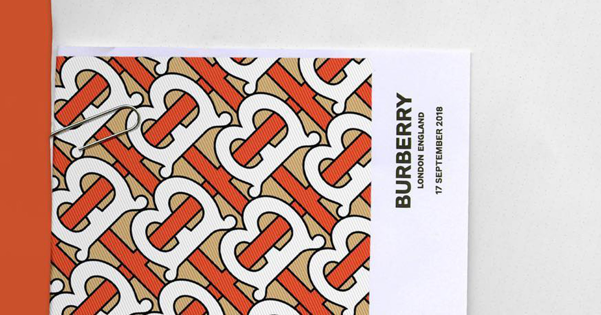 burberry unveils logo update under riccardo tisci, designed in  collaboration with peter saville