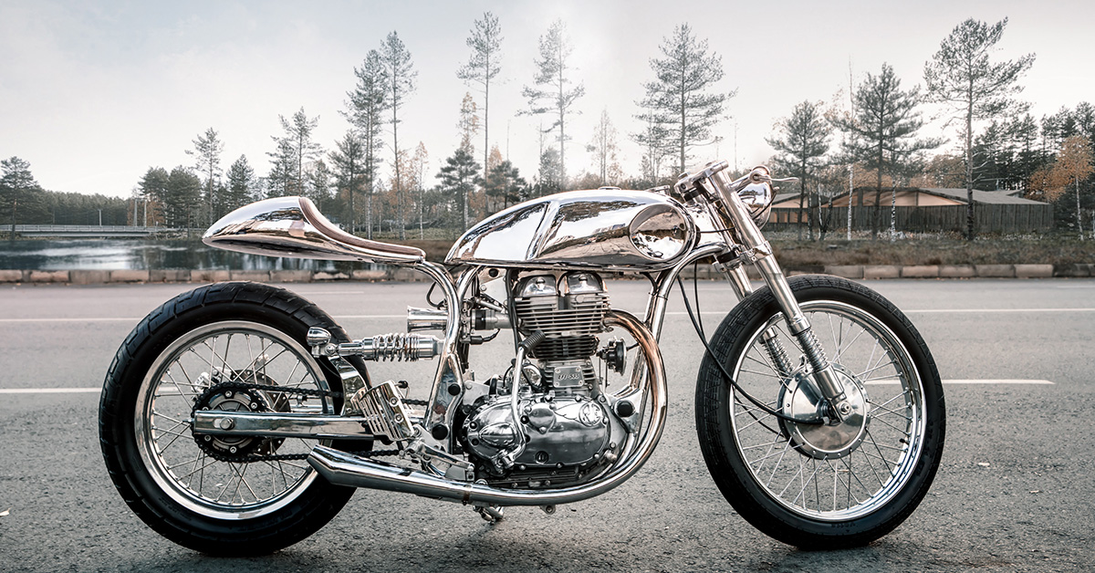 legend meets sci-fi with the royal enfield x bandit9 arthur motorcycle