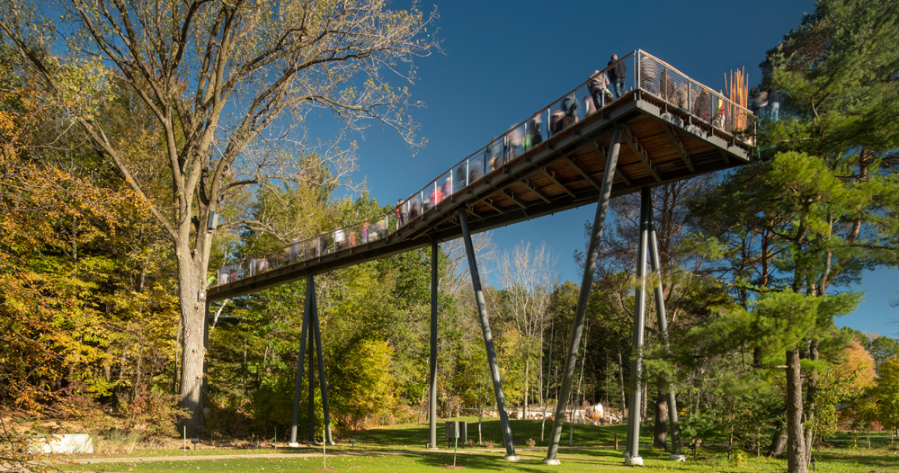 Longest Tree Canopy Walk In The Us Opens At Michigan S Dow Gardens