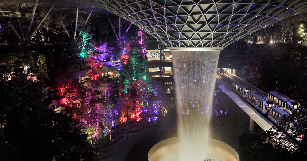 The Jewel is Singapore Airport's botanical event-space.