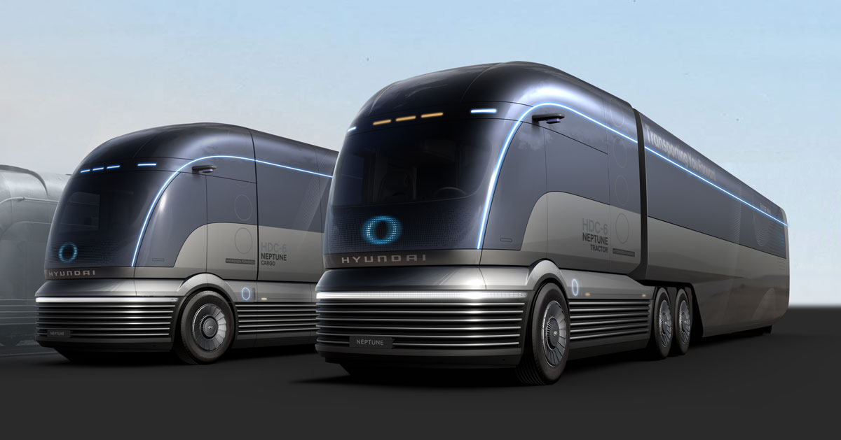 Tesla Has A Rival In New Hyundai Hydrogen Powered Semi Truck Concept