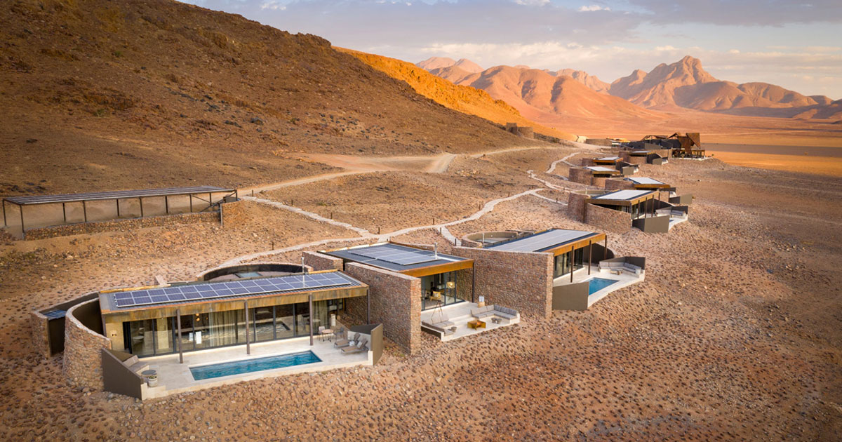 the sossusvlei lodge is a sustainable getaway in africa's namib desert