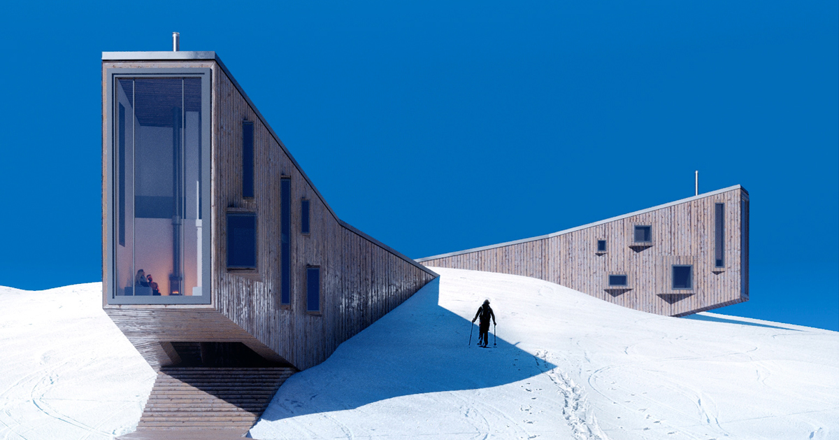 the winter hotel by davit and mary jilavyan emerges from snow