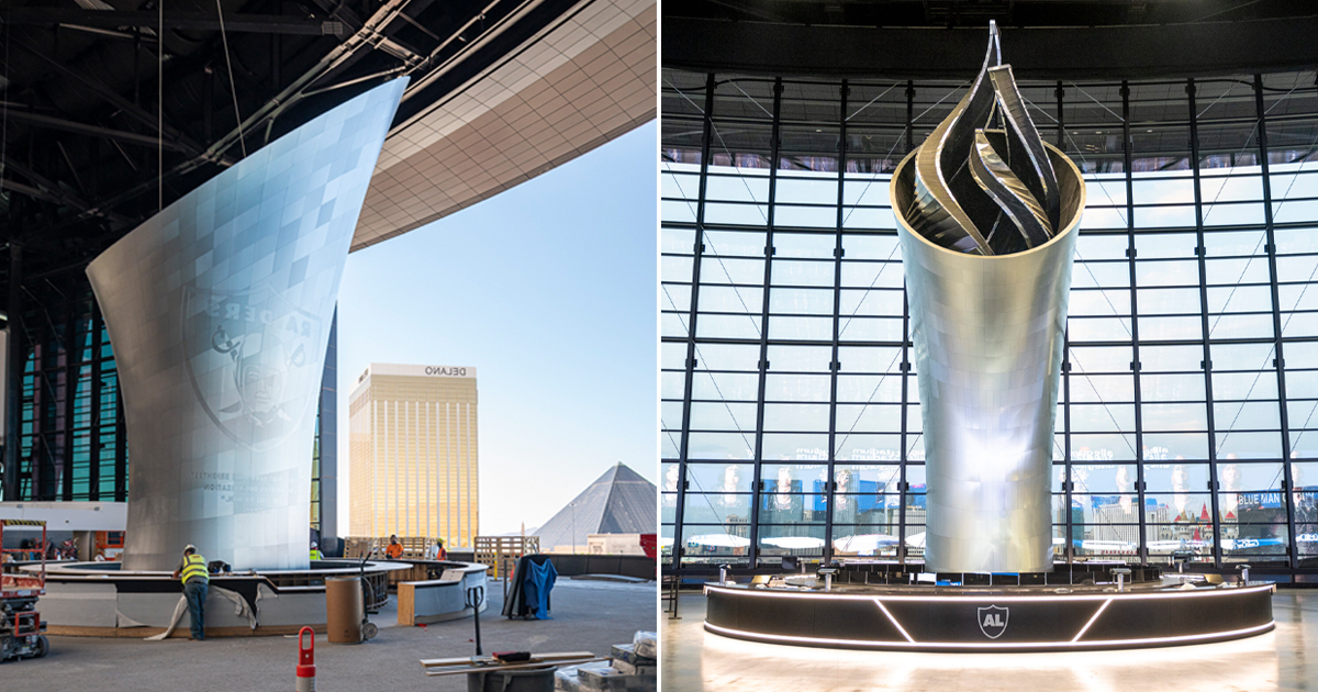 Las Vegas Raiders Memorial Torch