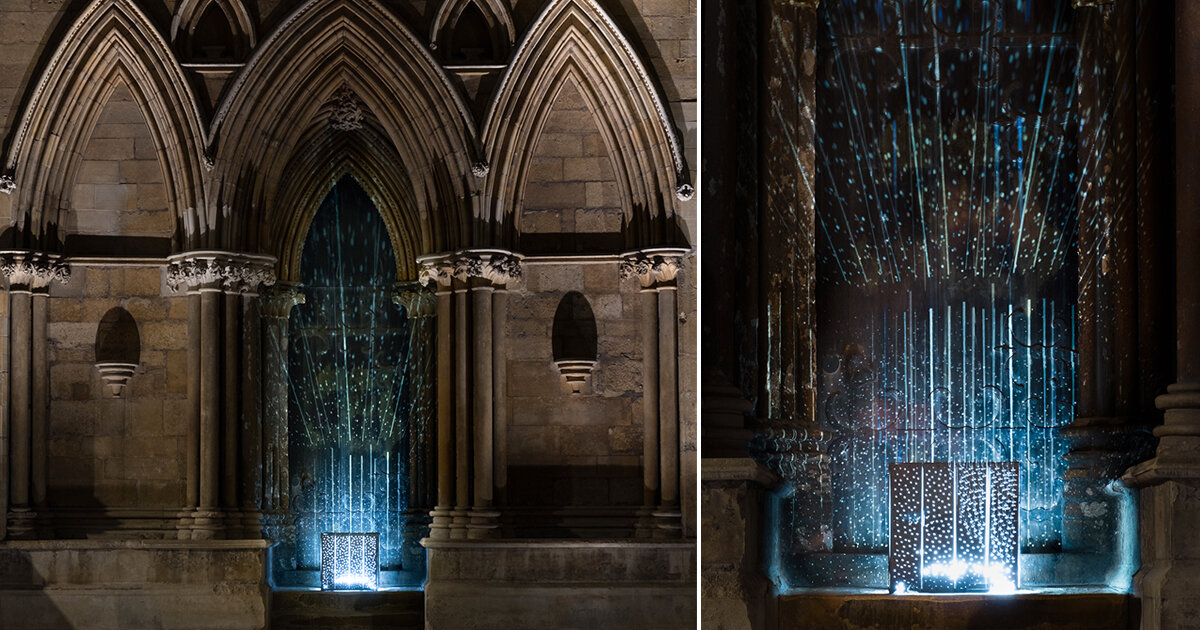 inclume lights up lincoln cathedral with playful 'stellar