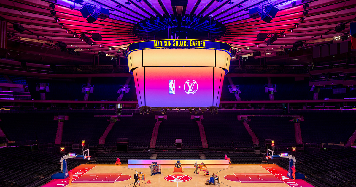 NBA x Louis Vuitton: une expérience virtuelle au Madison Square