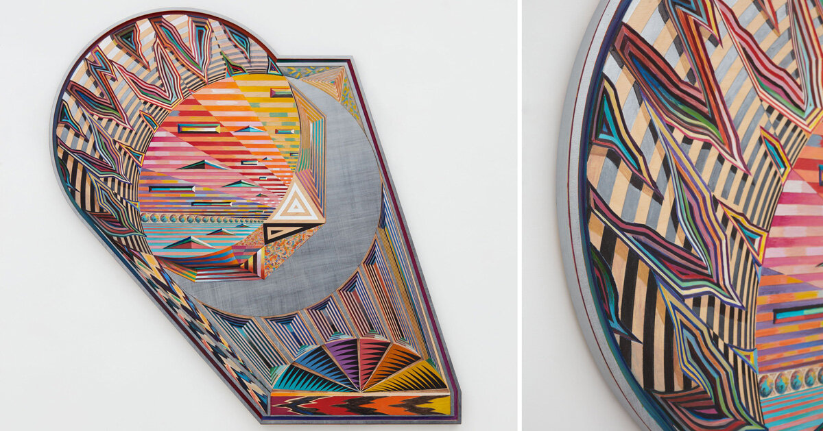 zach harris presents hand-carved, psychedelic panel paintings at ...