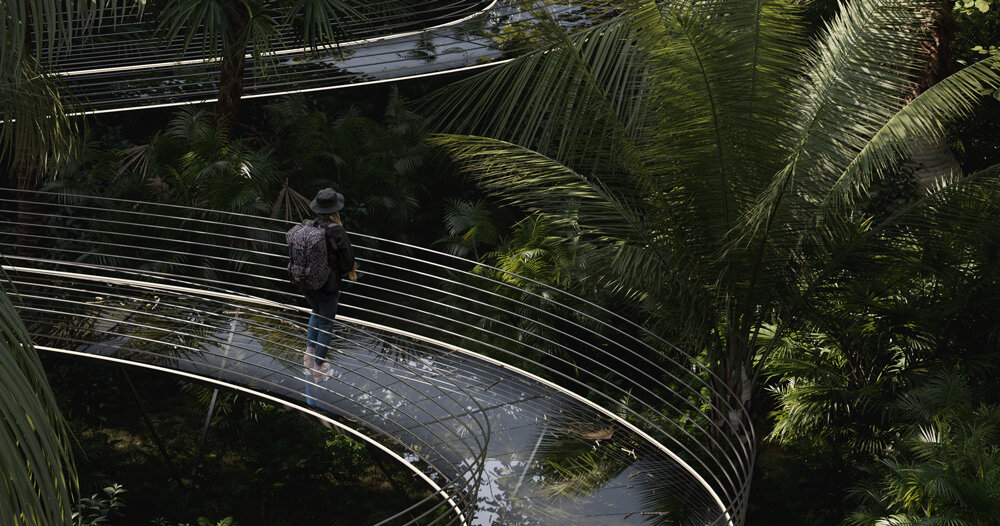 Sweeping glass facade of Apple Jewel Changi Airport unveiled in