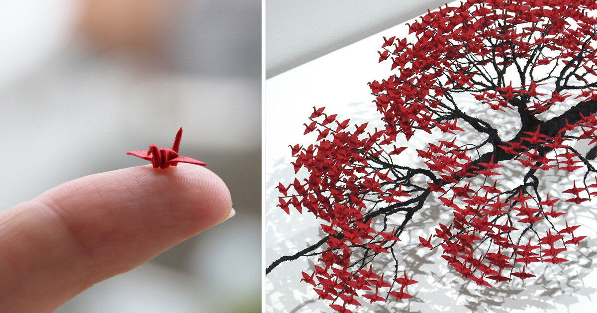 origami bonsai tree