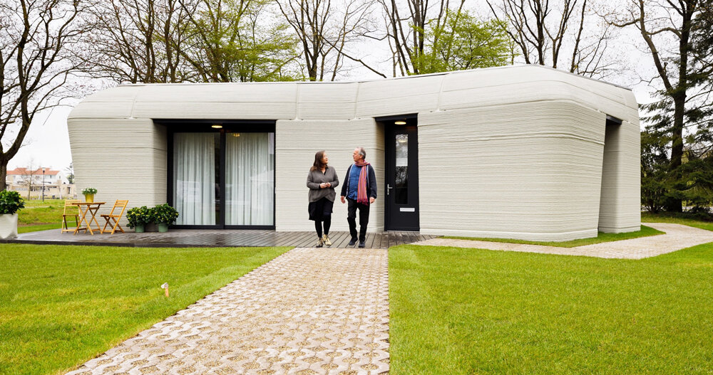 dutch couple moves into europe's first 3D printed house in eindhoven