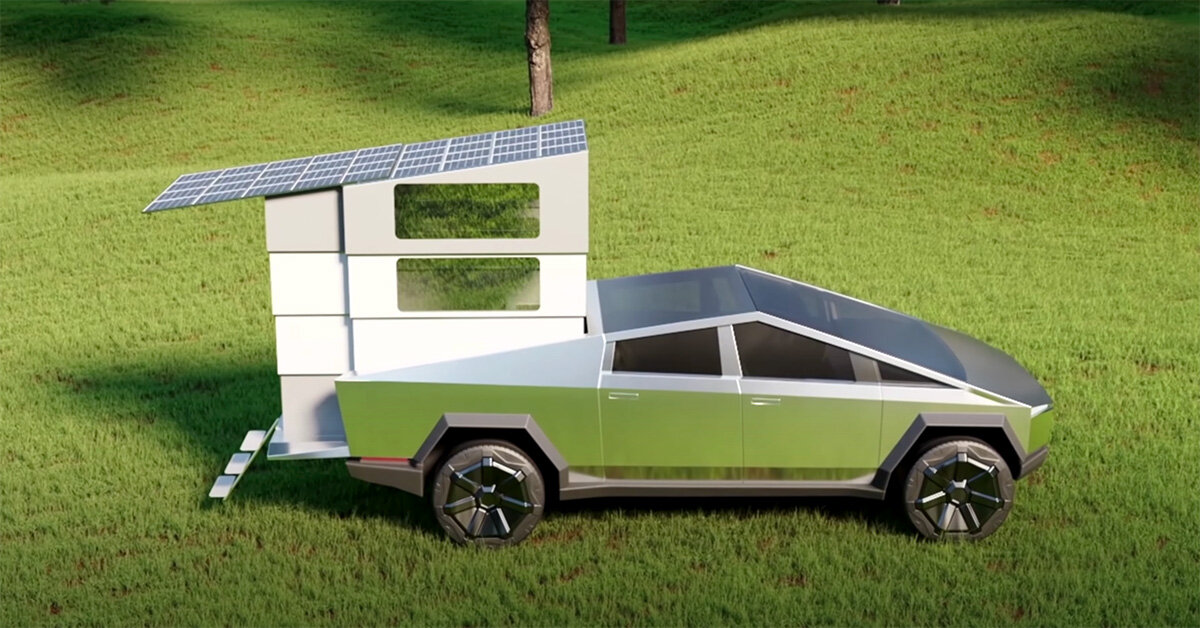 Patent Reveals Tesla Cybertruck Tailgate Can Be Remotely Opened And Closed