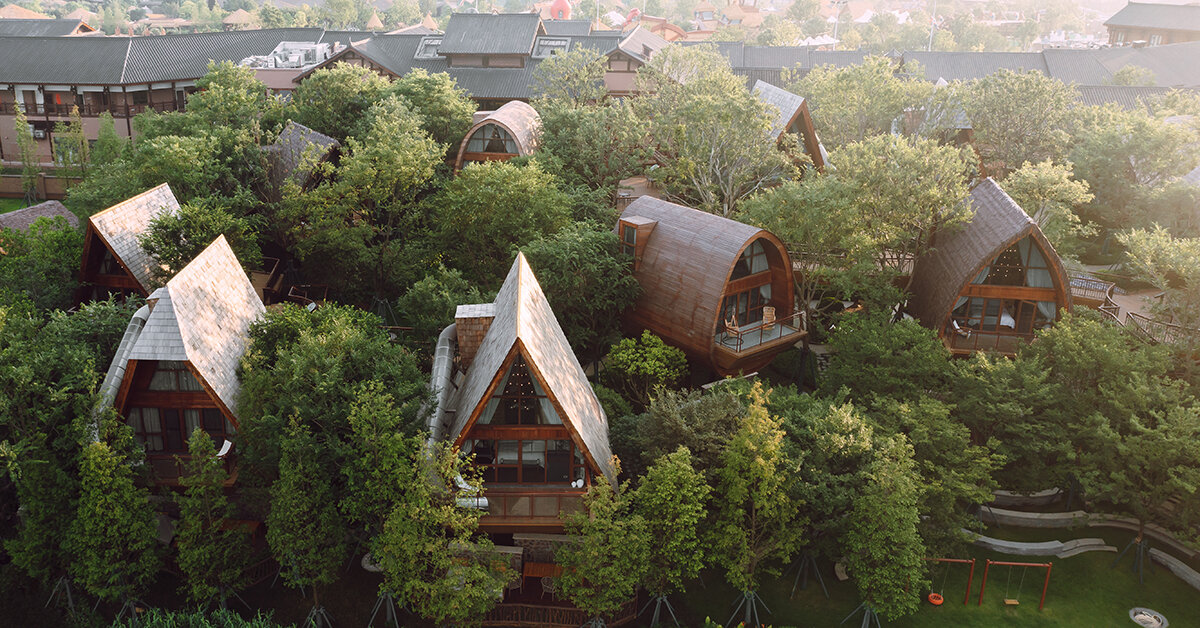 13 Timber Units Make Up Aoe Architects Guilin Lebei Homestay Hotel In