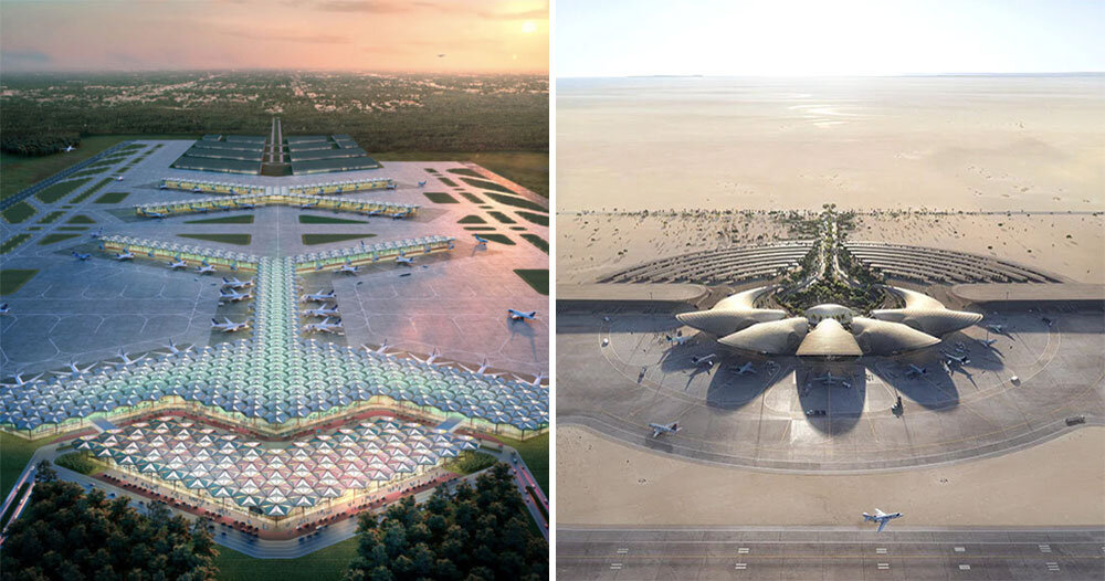 in defense of airports: norman foster maps out carbon footprint of air ...