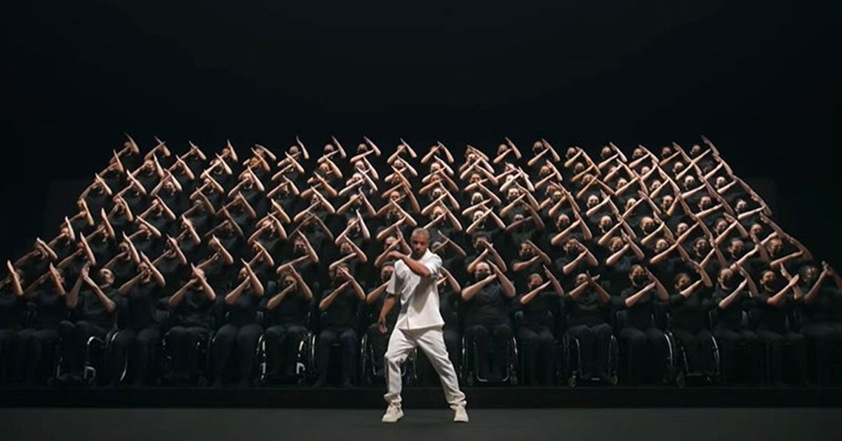 watch the hypnotic choreography by sadeck waff for paralympics ceremony