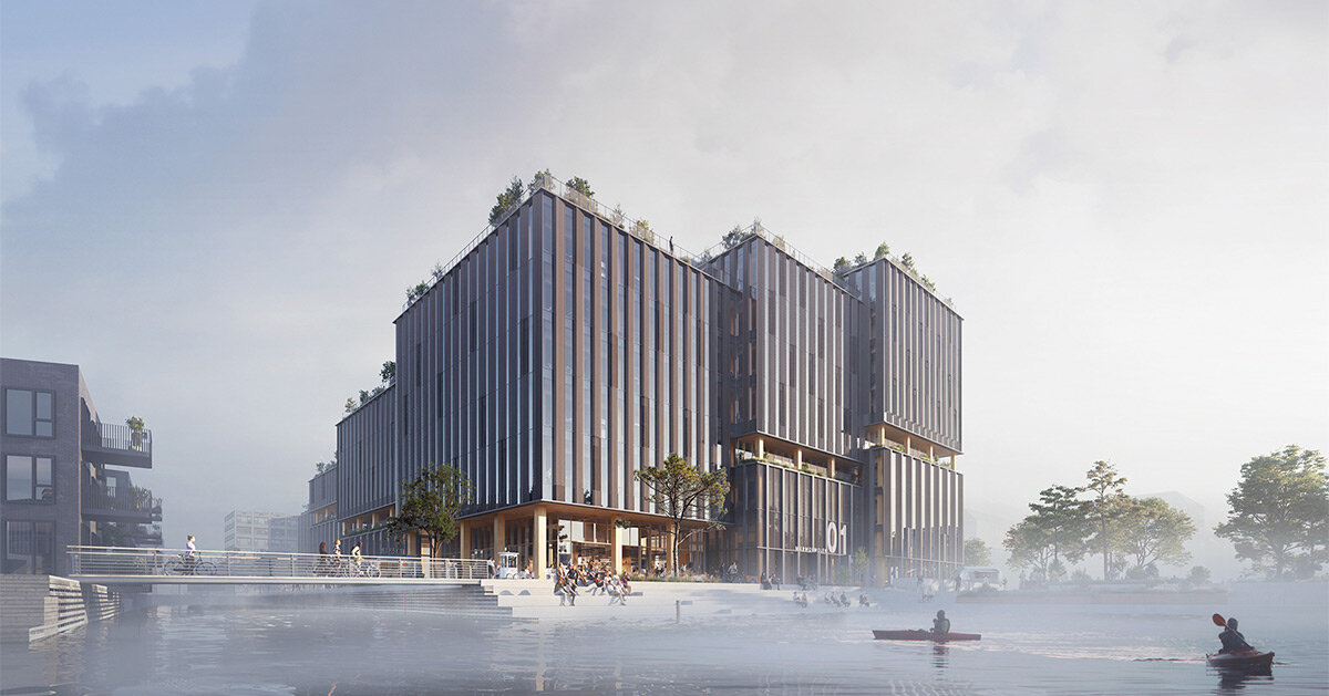 henning larsen + ramboll unveil large timber building in copenhagen