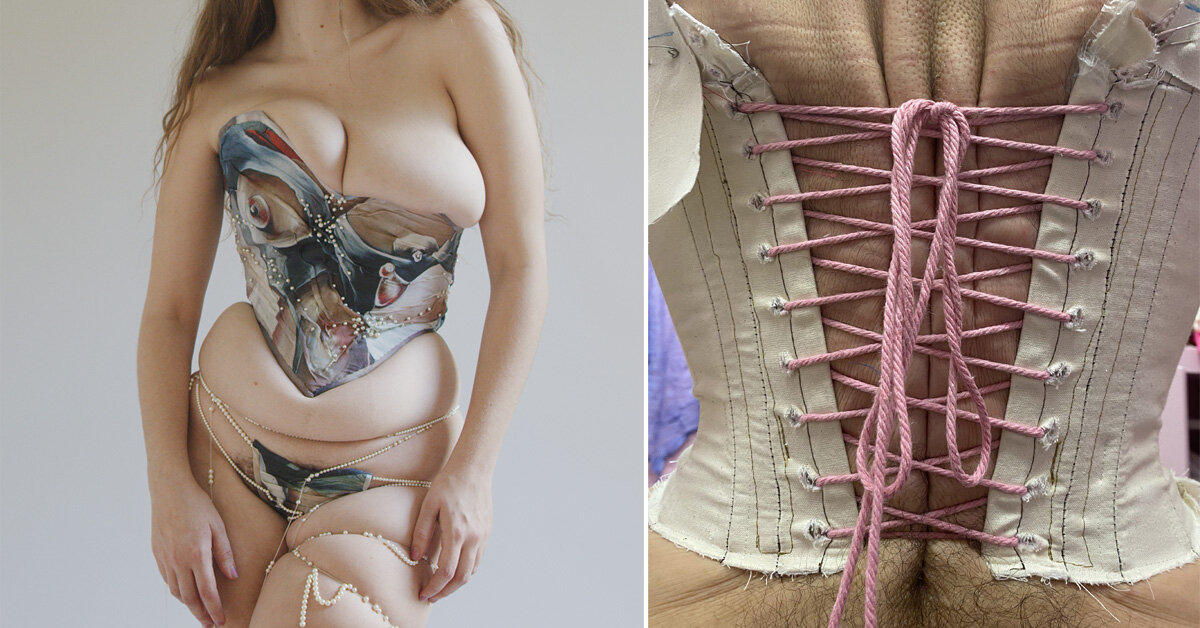 Michaela Stark's lingerie accentuates body parts we're conditioned to hide