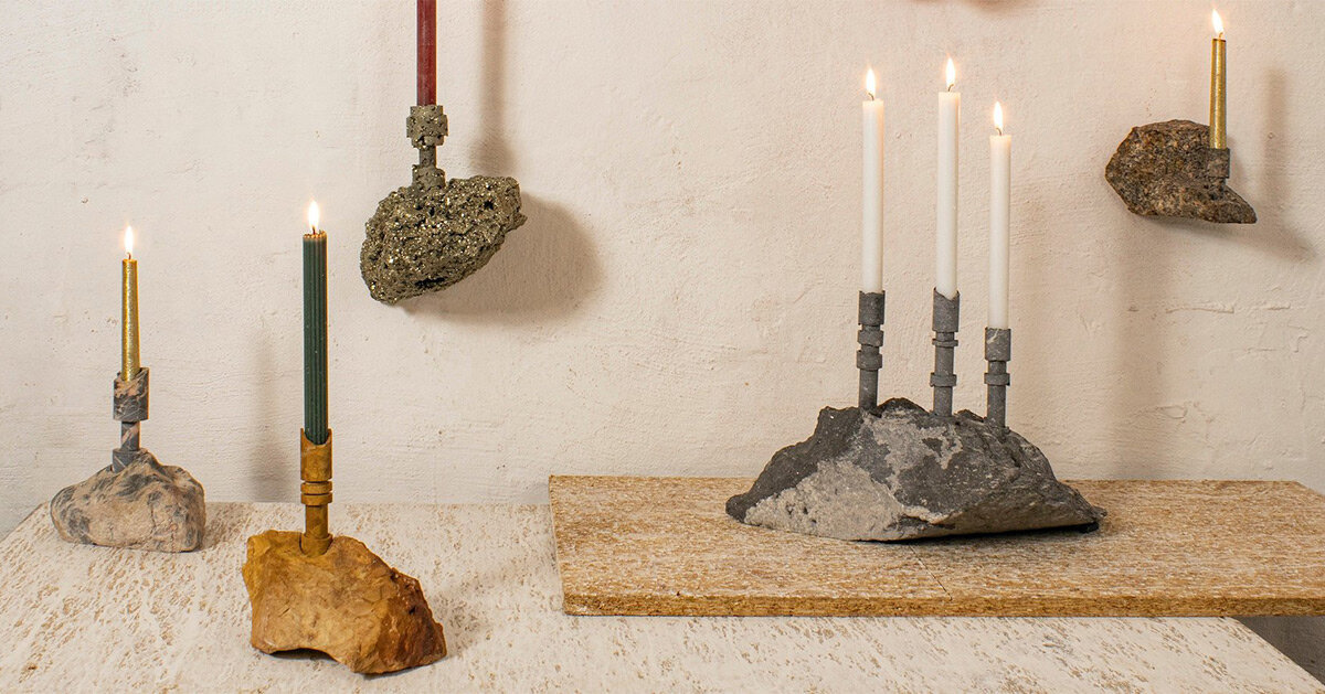 Beautifully Elegant Stone Pillar Candle Holder – Chosen By Jessica