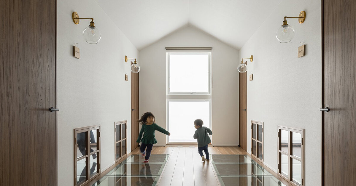 with four children' house by ryuji yamashita