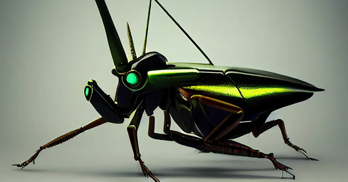 AI-generated insects from the future by alice design collective