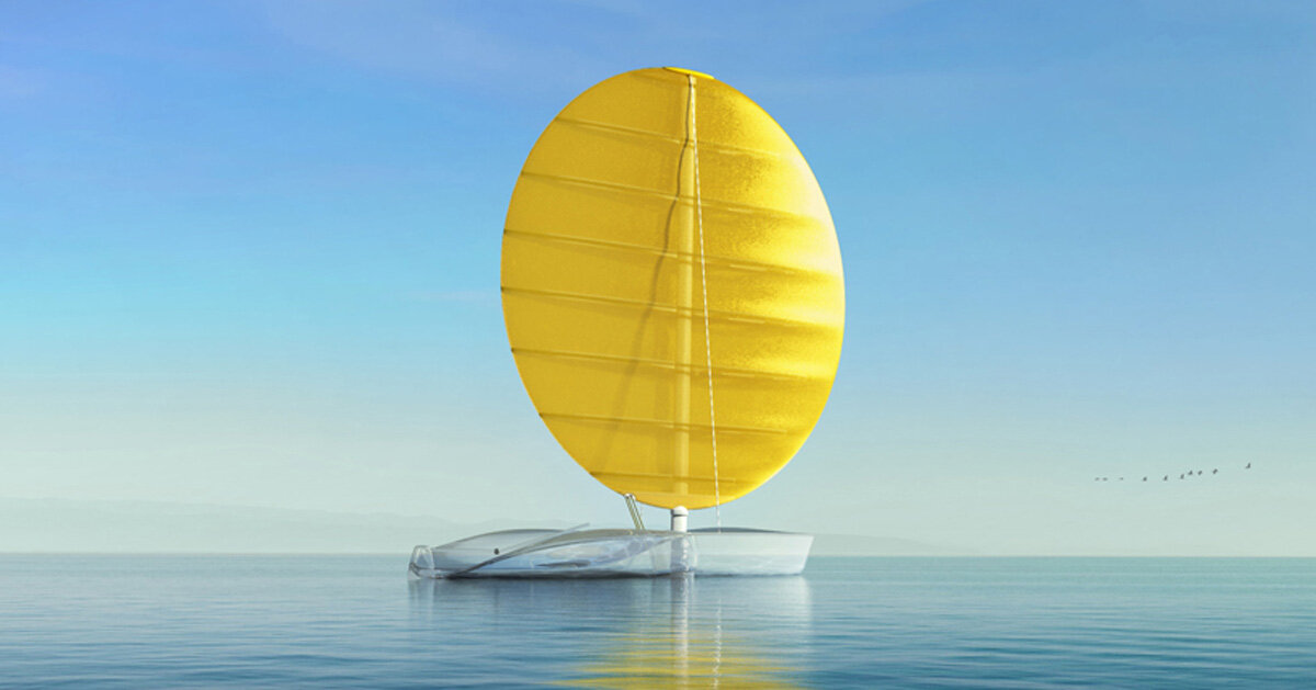  second Sun Sailboat Is A Future Speculation Made Of Plastic Waste 