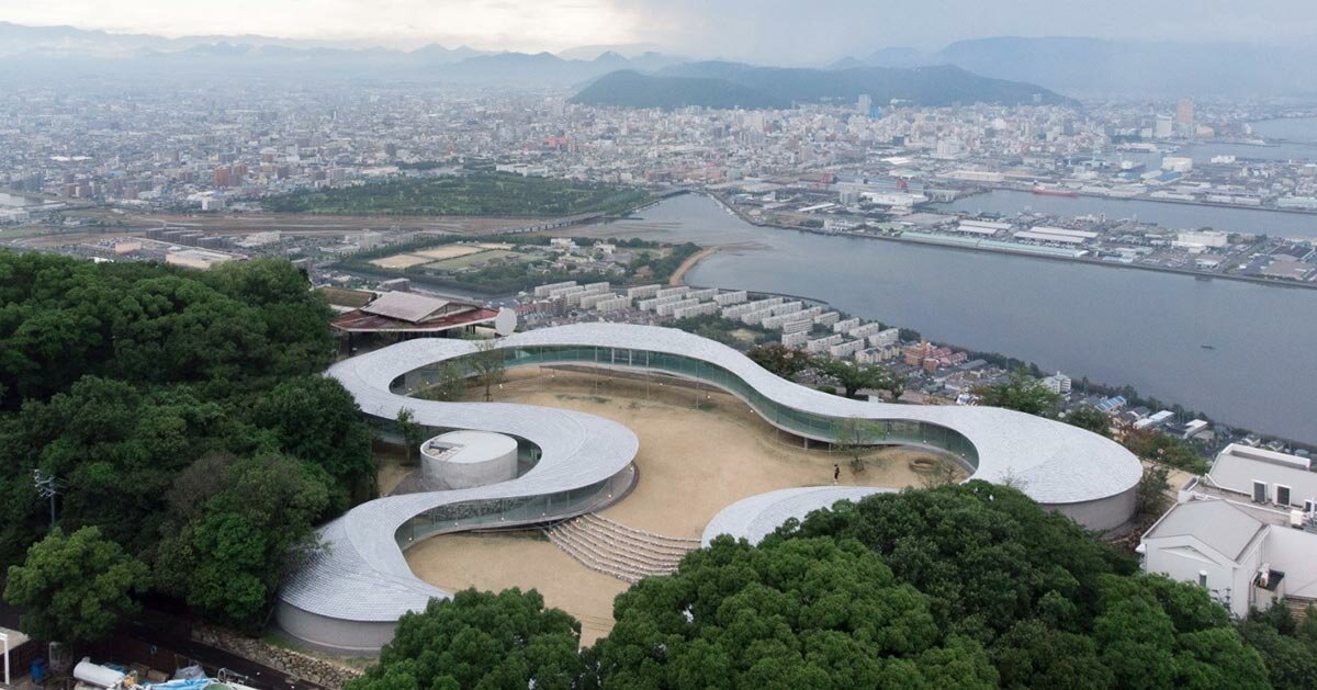 elevated walkway + observatory by takashi suo meanders through national ...