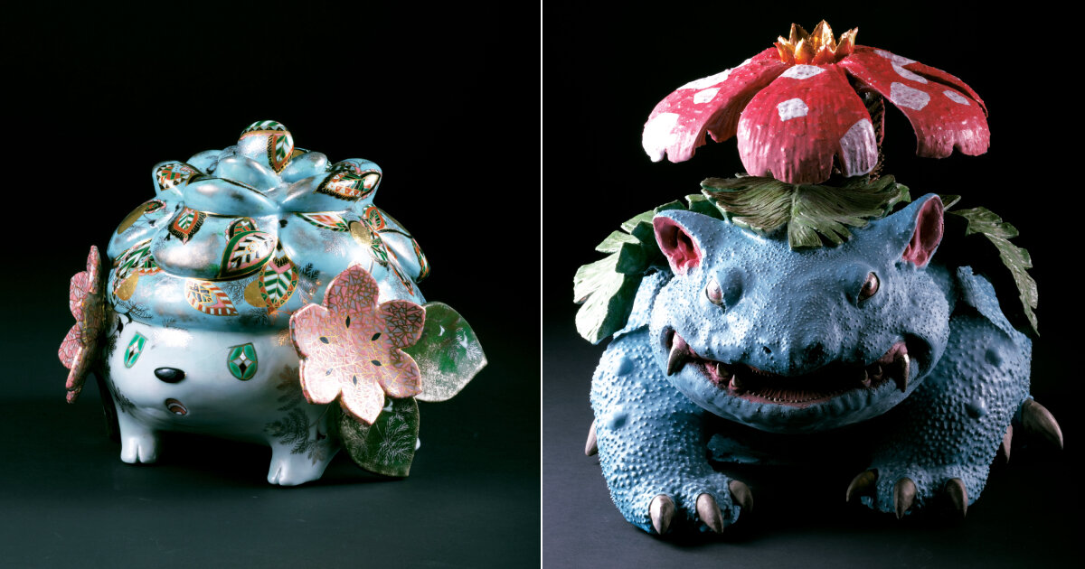 pokémon reimagined as traditional japanese artifacts at national