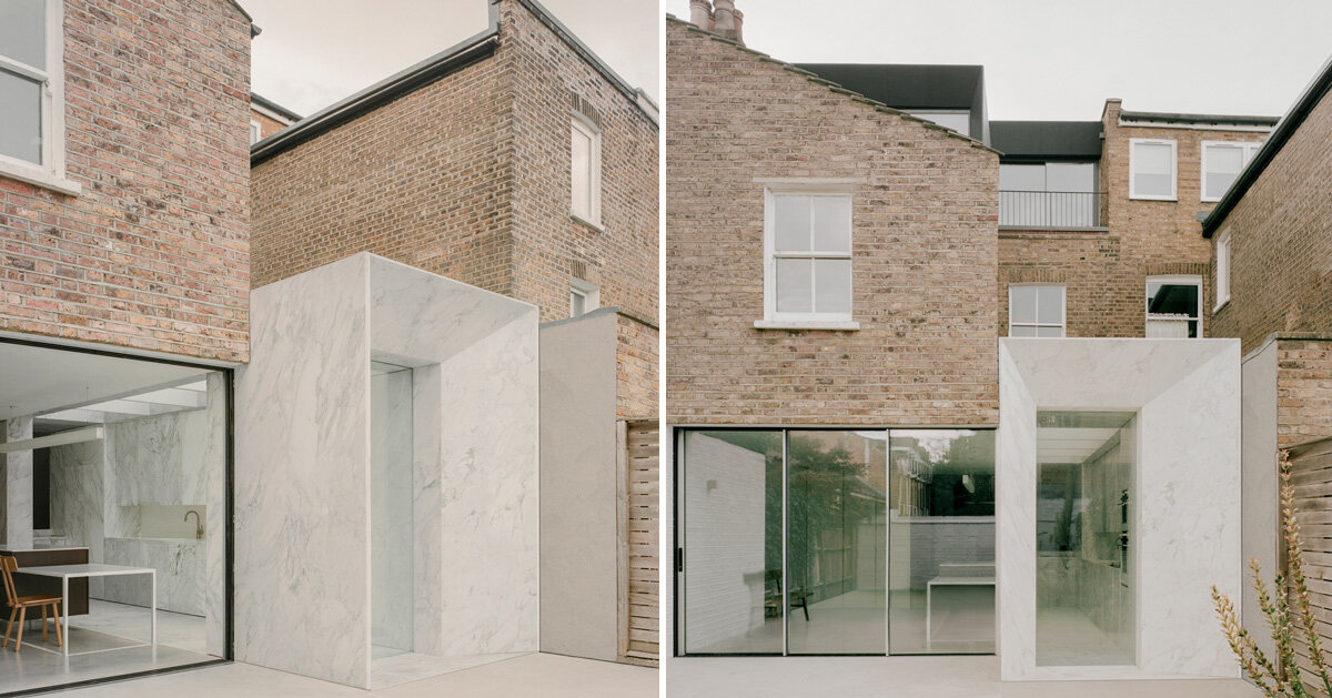 ConForm inserts marble extension into victorian hampstead house