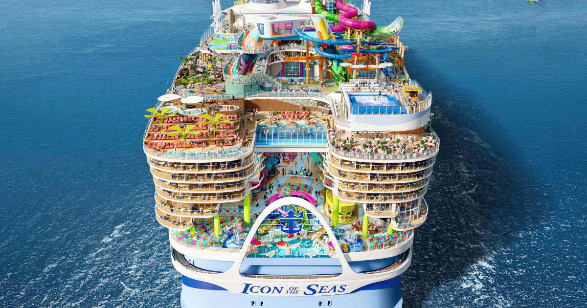 Icon Of The Seas Worlds Biggest Cruise Ship Royal Caribbean Designboom Fb 