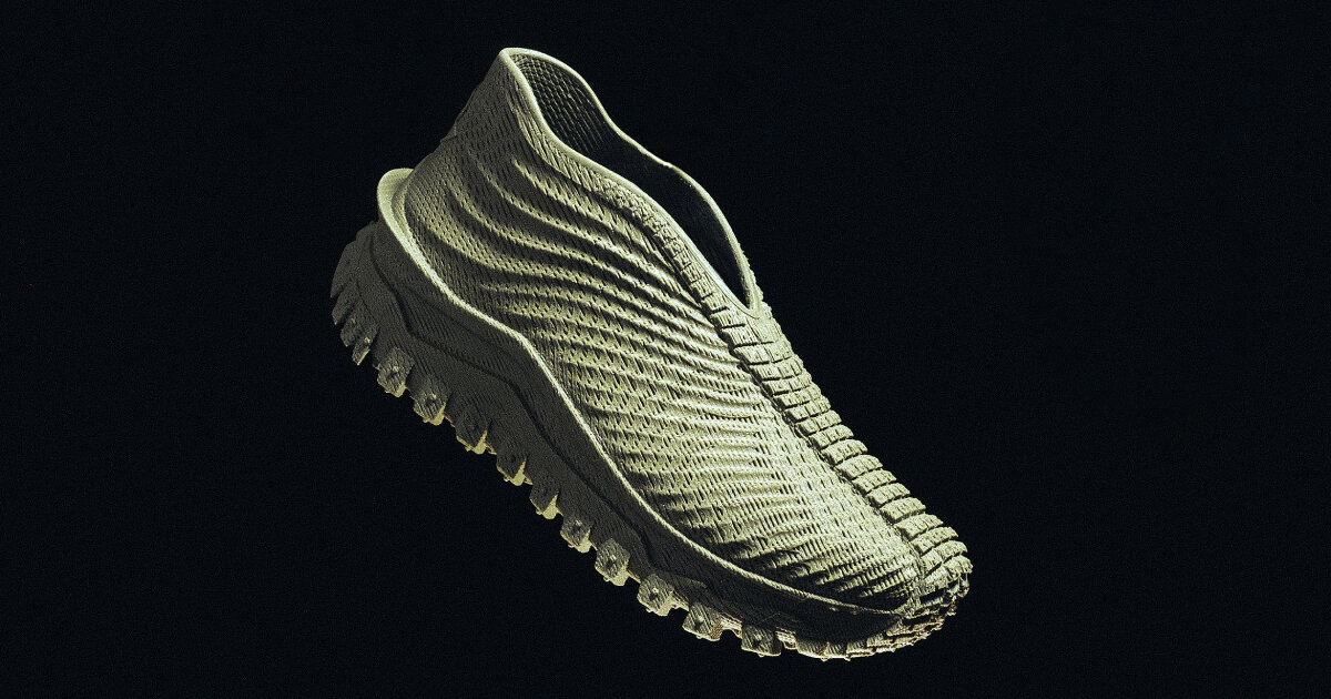 moncler and zellerfeld debut 3D-printed trailgrip sneakers designed ...