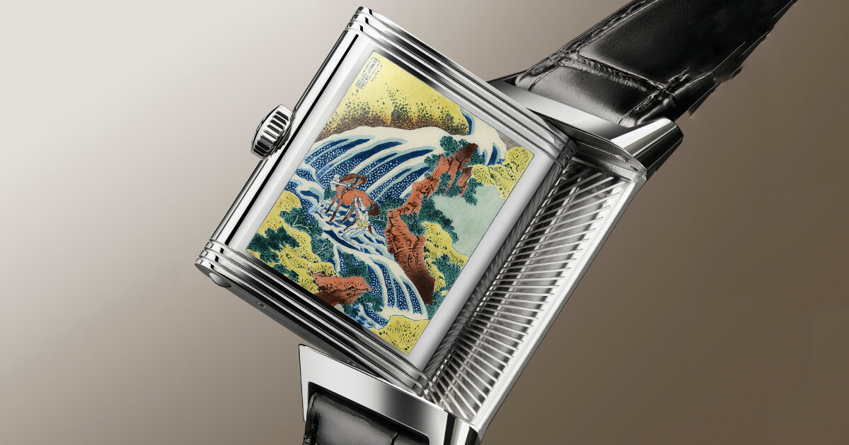 jaeger lecoultre honors hokusai by reproducing his woodblock