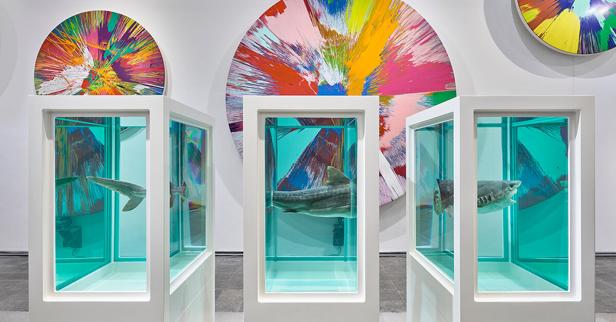 damien hirst's 'the weight of things' explores the interplay of science 