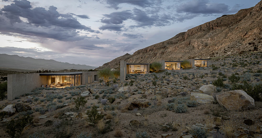 woods + dangaran to hide modern 'moccasin flats' in utah desert