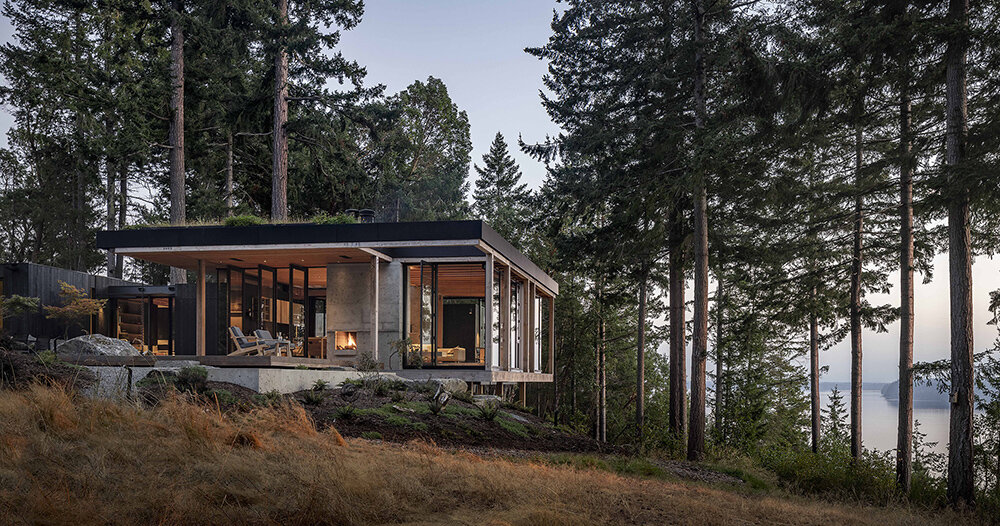 mwworks hides this longbranch house among the pacific northwest woods