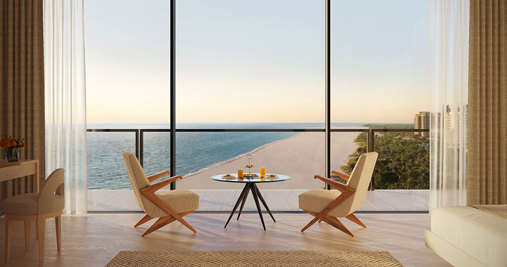 take a first look inside peter marino’s oceanfront homes on miami beach