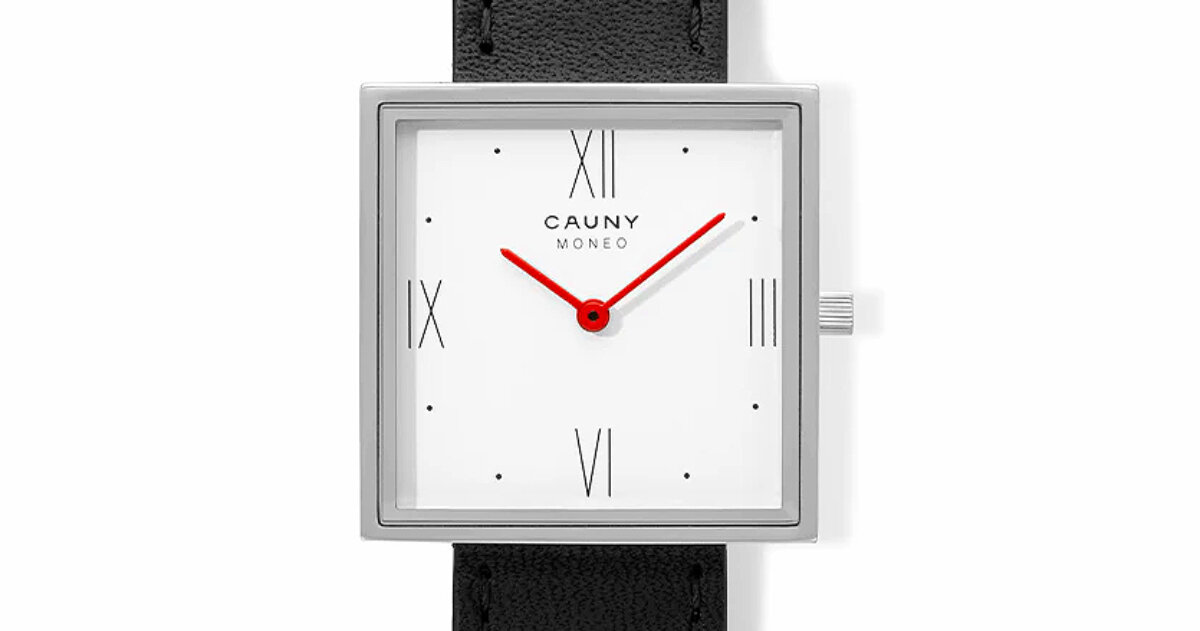 rafael moneo’s cauny prado watch mirrors the logroño city hall and atocha station’s clocks