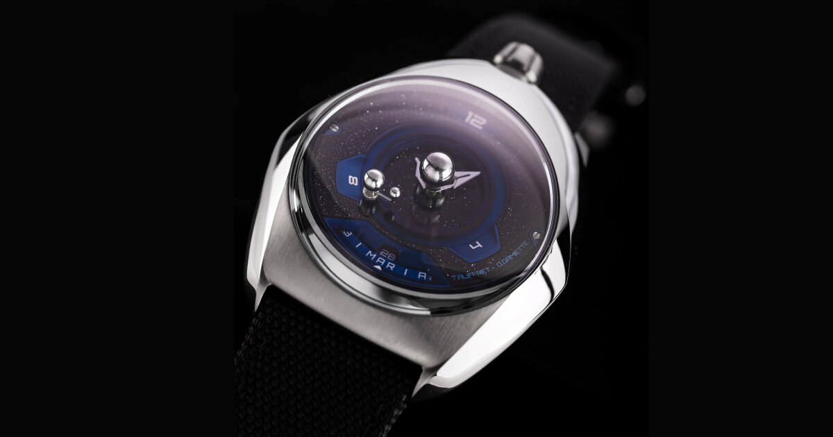 spaceone’s titanium tellurium watch replicates the earth and moon’s ...