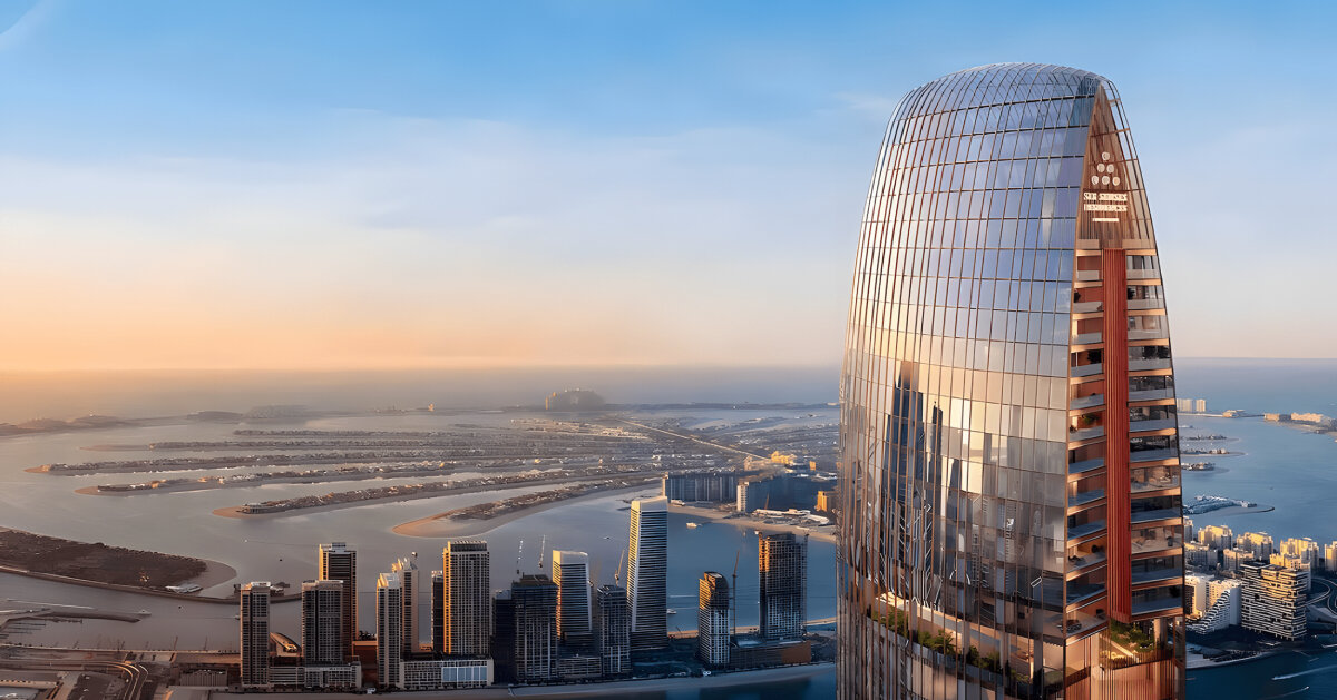 woods bagot's six senses skyscraper in dubai bridges holistic and ...